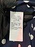 J.Crew 100% Polyester Polka Dots Blue Long Sleeve Blouse Size S - photo 8
