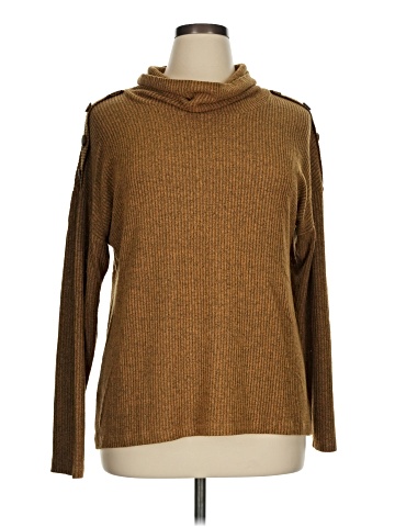 Joan Vass New York Long Sleeve Turtleneck (view 1)