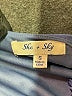 She + Sky 100% Polyester Solid Blue Jumpsuit Size S - photo 4