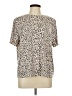 Shein Animal Print Tan Short Sleeve T-Shirt Size 12 - photo 1
