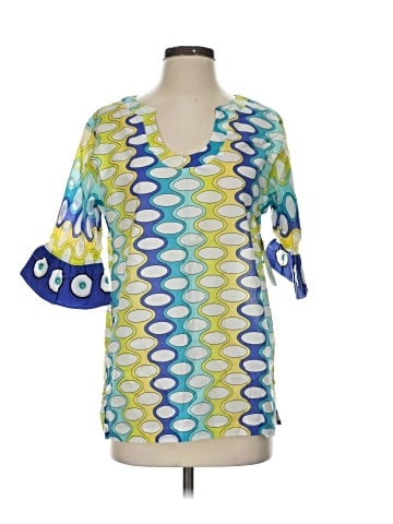 TRACY NEGOSHIAN Short Sleeve Blouse (view 1)