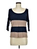 just ginger Blue 3/4 Sleeve Top Size M - photo 1