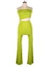 Lezat Color Block Green Jumpsuit Size XL - photo 1