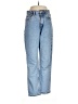 Zara Hearts Blue Jeans Size 6 - photo 1