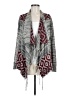 Eyeshadow 100% Acrylic Gray Cardigan Size M - photo 1