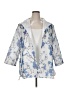 Grace Chuang Floral White Blazer Size 1X - photo 1