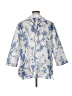Grace Chuang Floral White Blazer Size 1X - photo 2
