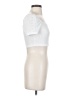 Shein White Short Sleeve Top Size 2 - photo 4