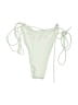 MATTE Collection Solid Ivory Swimsuit Bottoms Size XL - photo 2