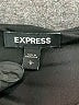 Express 100% Polyester Solid Black Casual Dress Size L - photo 7
