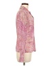 Caslon 100% Polyester Paisley Pink Long Sleeve Blouse Size M - photo 4