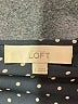 Ann Taylor LOFT 100% Polyester Polka Dots Blue 3/4 Sleeve Blouse Size S - photo 7