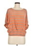 BCBGMAXAZRIA Orange Short Sleeve Top Size M - photo 1