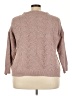 Market and Spruce Chevron-herringbone Brown Pullover Sweater Size 3X - photo 2