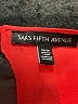Saks Fifth Avenue 100% Polyester Red Sleeveless Blouse Size XS - photo 7