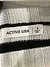 Active USA Stripes Ivory Turtleneck Sweater Size S - photo 7