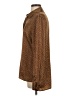 W by Worth Animal Print Brown Long Sleeve Blouse Size S - photo 5