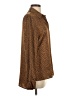 W by Worth Animal Print Brown Long Sleeve Blouse Size S - photo 4