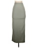 Zara Solid Gray Casual Skirt Size S - photo 1