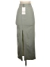 Zara Solid Gray Casual Skirt Size S - photo 2