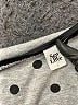 Sew in Love Polka Dots Gray Pullover Sweater Size L - photo 7