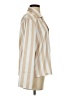 Nordstrom Rack 100% Polyester Stripes Tan Long Sleeve Blouse Size XS - photo 4