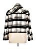 Zara 100% Polyester Plaid Checkered-gingham Stripes Black Ivory Jacket Size XL - photo 2
