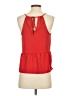 Olive and Oak 100% Polyester Red Sleeveless Top Size S - photo 2