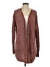 Love Tree 100% Polyester Brown Cardigan Size S - photo 1