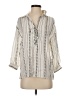 Assorted Brands 100% Rayon Ivory 3/4 Sleeve Blouse Size XS - photo 1