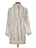 Assorted Brands 100% Rayon Ivory 3/4 Sleeve Blouse Size XS - photo 2