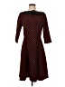 Assorted Brands Polka Dots Black Red Casual Dress Size S (estimated) - photo 1