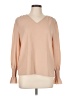 Shein Tan Long Sleeve Blouse Size L - photo 1