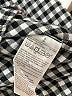 Gap Outlet 100% Cotton Checkered-gingham Black Long Sleeve Button-Down Shirt Size S - photo 8