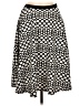 Bobeau Polka Dots Black Casual Skirt Size M - photo 1