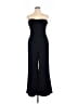 Rachel Roy Collection 100% Polyester Solid Black Jumpsuit Size 14 - photo 1