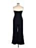 Rachel Roy Collection 100% Polyester Solid Black Jumpsuit Size 14 - photo 2