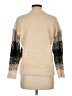 Wishful Thinking 100% Cotton Tweed Ivory Pullover Sweater Size M - photo 2