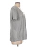 SO Stripes Gray Short Sleeve T-Shirt Size L - photo 4