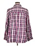wonderly 100% Rayon Plaid Pink 3/4 Sleeve Button-Down Shirt Size XXL - photo 2