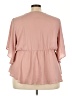 Shein Curve 100% Polyester Pink 3/4 Sleeve Blouse Size 4X - photo 2