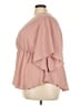 Shein Curve 100% Polyester Pink 3/4 Sleeve Blouse Size 4X - photo 5
