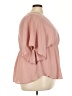 Shein Curve 100% Polyester Pink 3/4 Sleeve Blouse Size 4X - photo 4