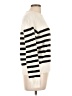 Caslon 100% Polyester Stripes Ivory Turtleneck Sweater Size M - photo 4