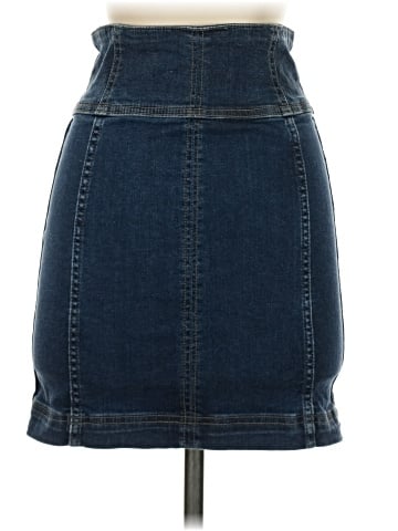 Free People Denim Skirt (view 2)