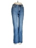 Just Black Hearts Blue Jeans Size 24 waist - photo 1