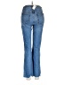 Just Black Hearts Blue Jeans Size 24 waist - photo 2