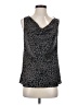 Ann Taylor Leopard Print Gray Sleeveless Blouse Size 4 - photo 1