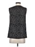 Ann Taylor Leopard Print Gray Sleeveless Blouse Size 4 - photo 2