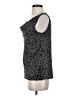 Ann Taylor Leopard Print Gray Sleeveless Blouse Size 4 - photo 5